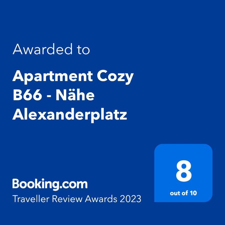 Apartment Cozy B66 - Naehe Alexanderplatz Berlin Exteriör bild